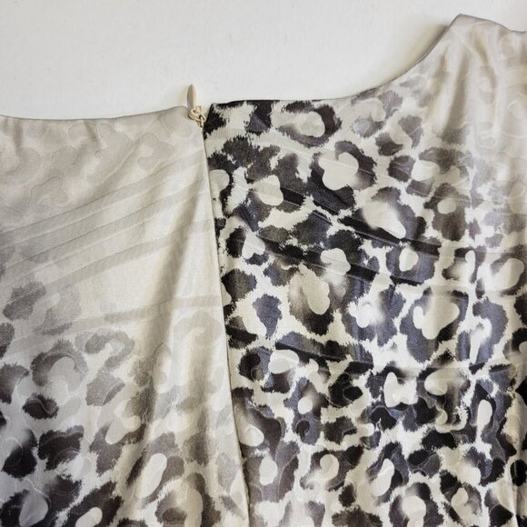 Animal Print Black Grey White Sleeveless Dress Various Sizes L XL XXL - NWOT - Picture 15 of 16